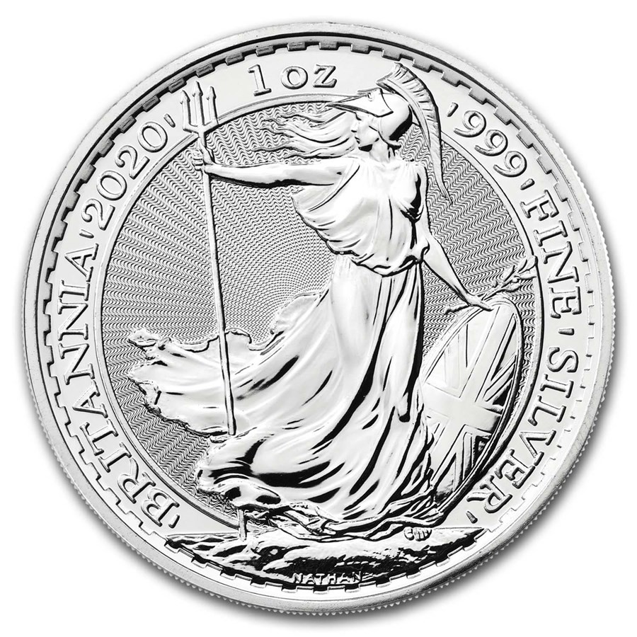 1 oz British Silver Britannia Coin (BU)
