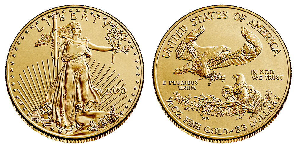 1/2 oz American Eagle Gold Coin