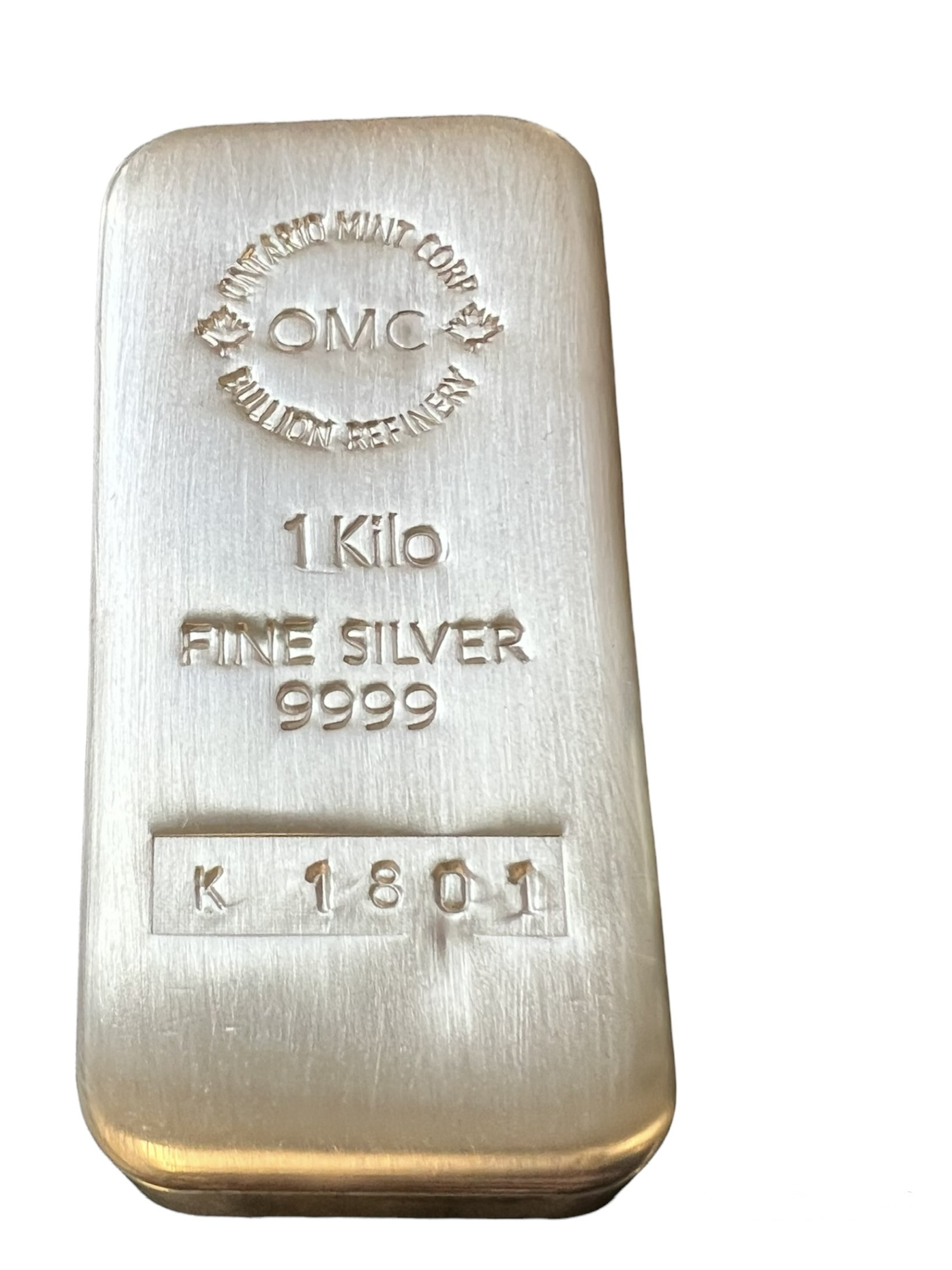 1 Kilo OMC Silver Bar (99.99%)