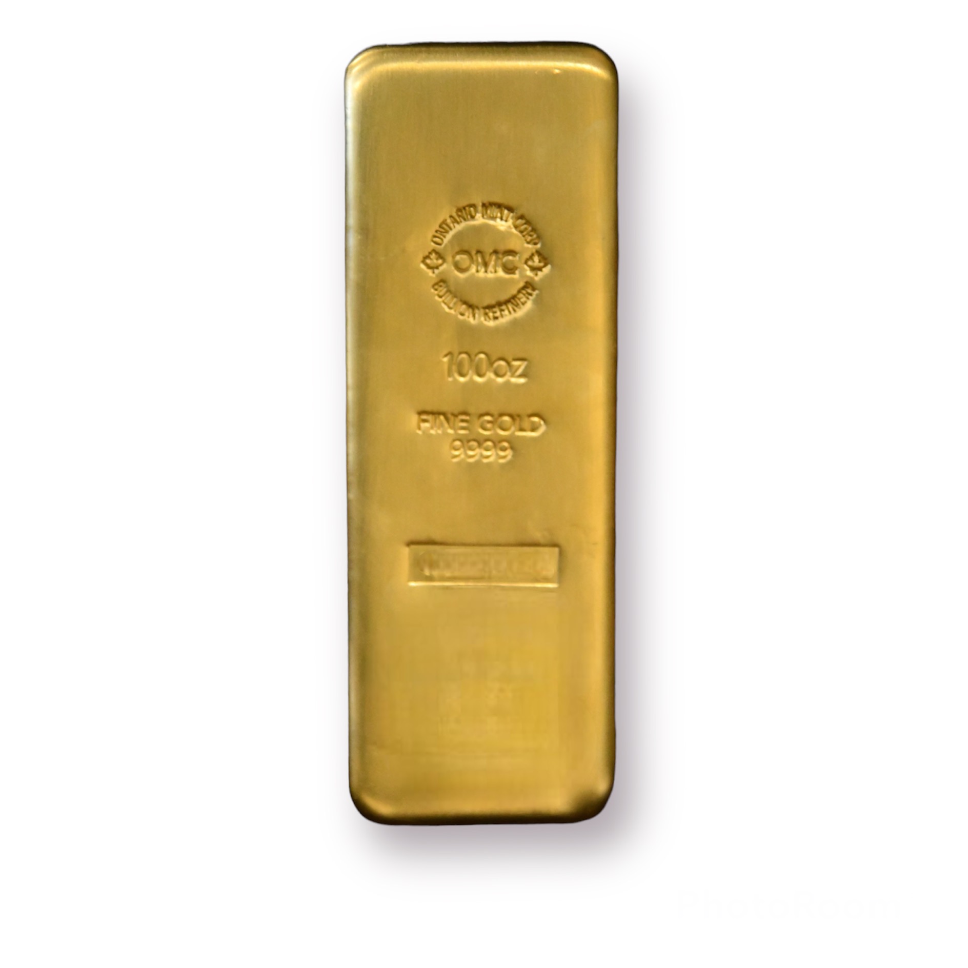 100oz Gold bar (99.99%)