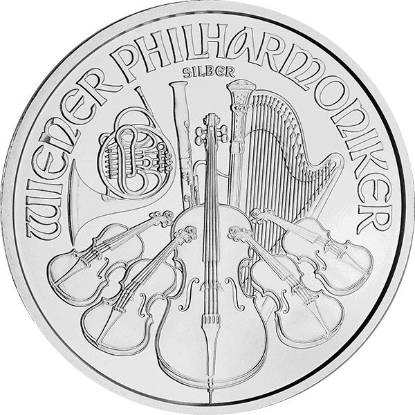 1oz Philharmonic Silver Coin