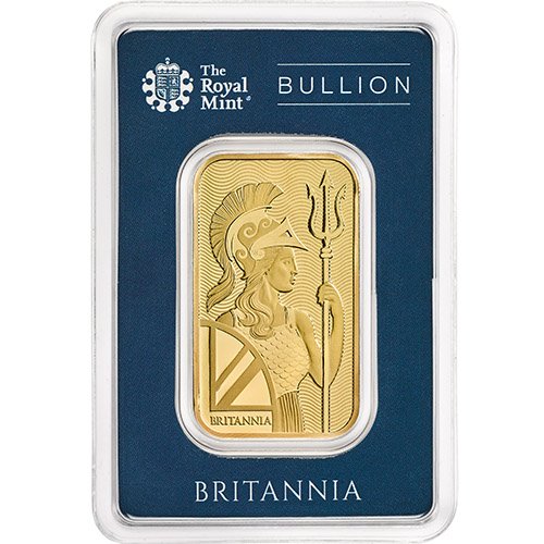 1 oz Britannia Gold Bar Minted