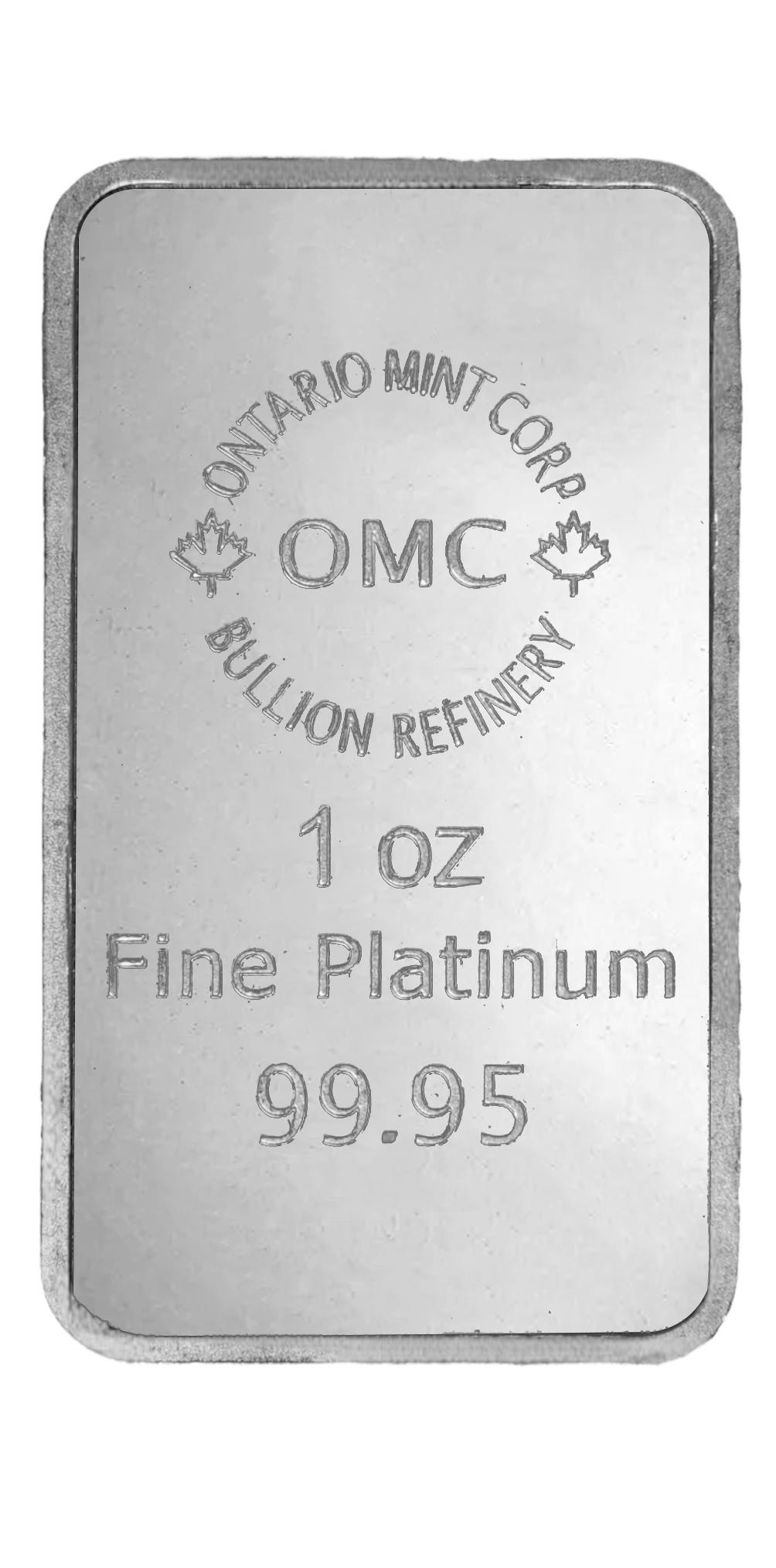 1oz platinum OMC Bar